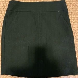 Black loft mini skirt